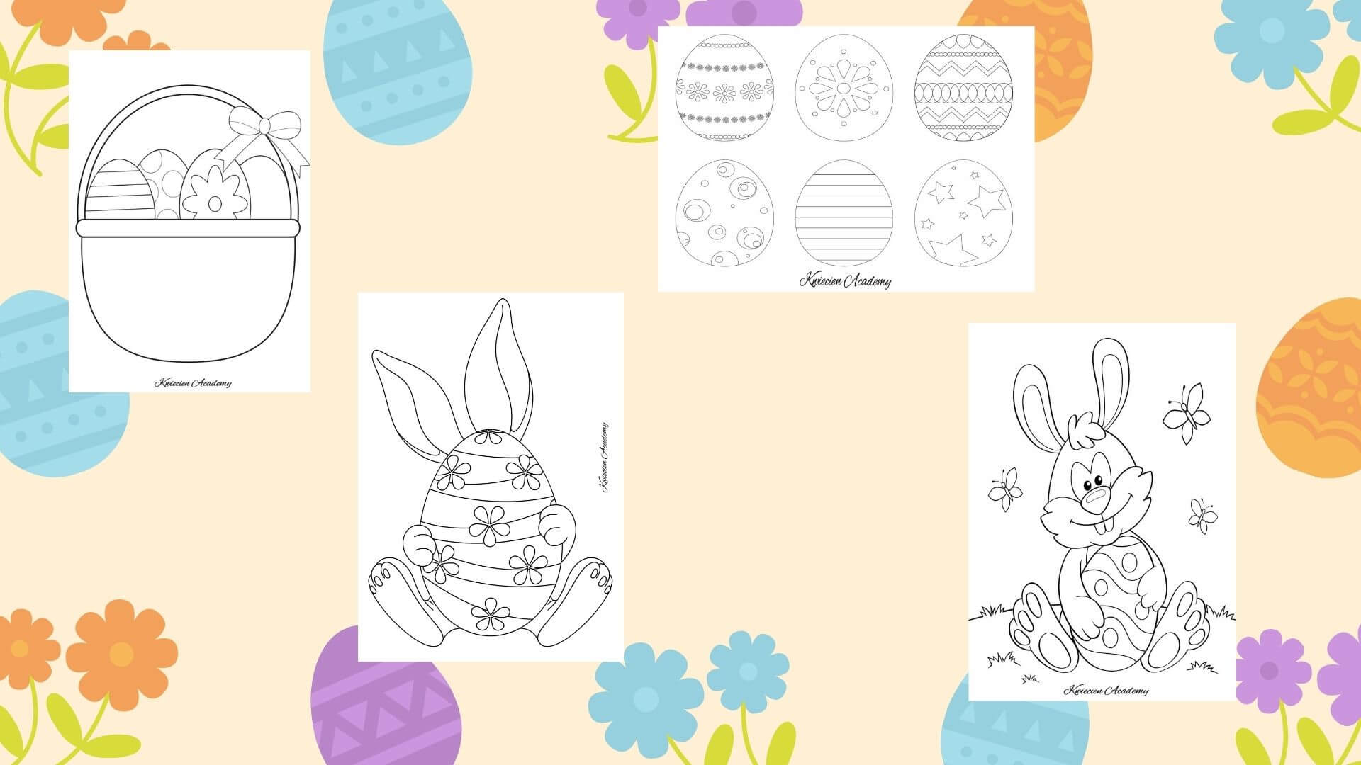 wielkanocne kolorowanki