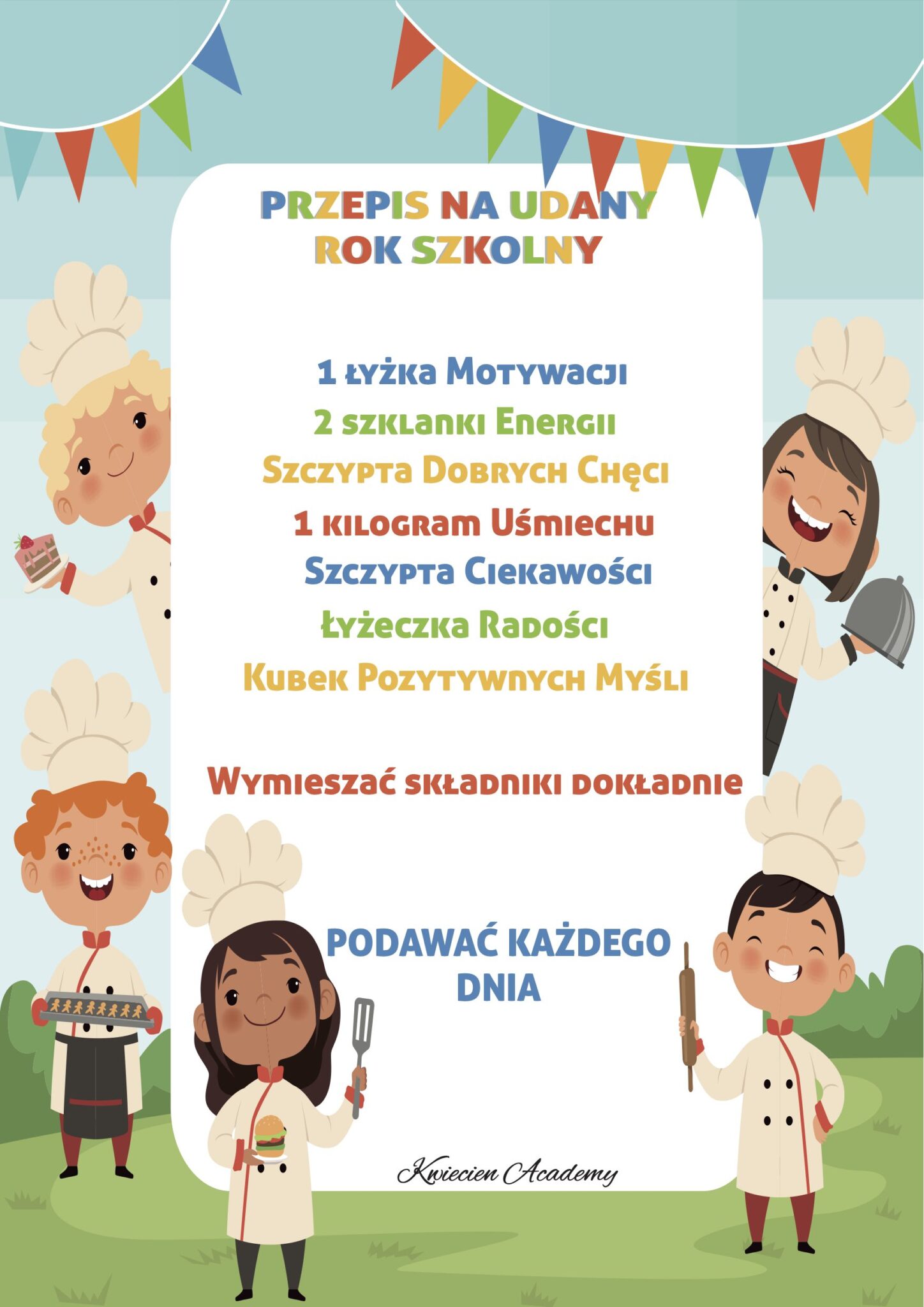 Przepis na udany rok szkoln