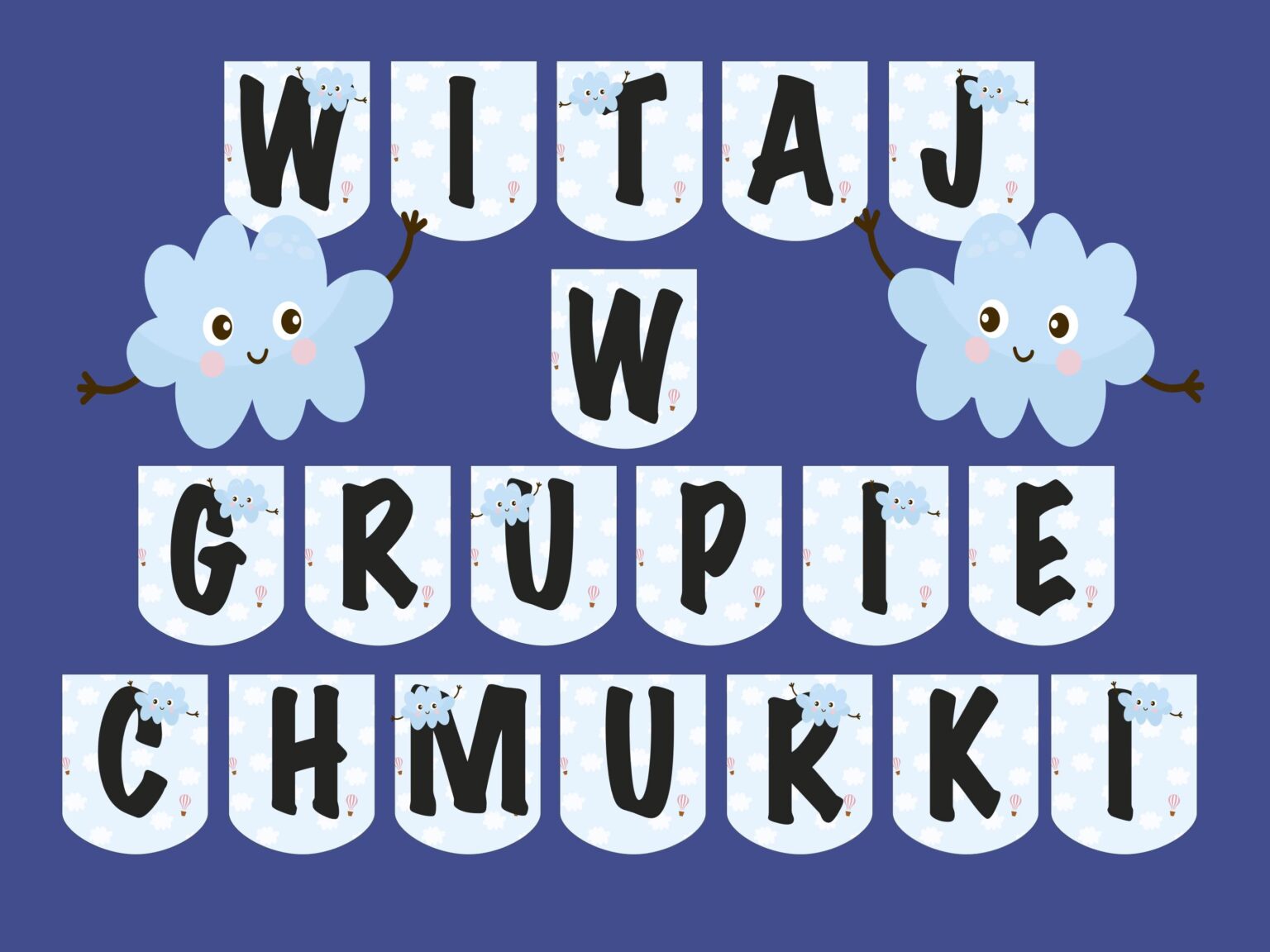 Girlanda: Witaj w grupie Chmurki