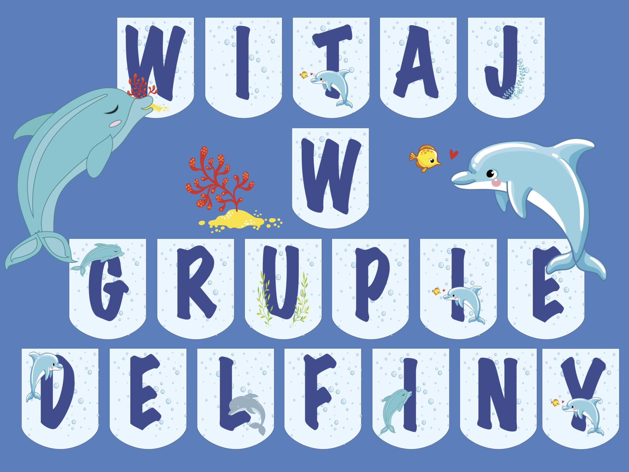 Girlanda: Witaj w grupie Delfiny
