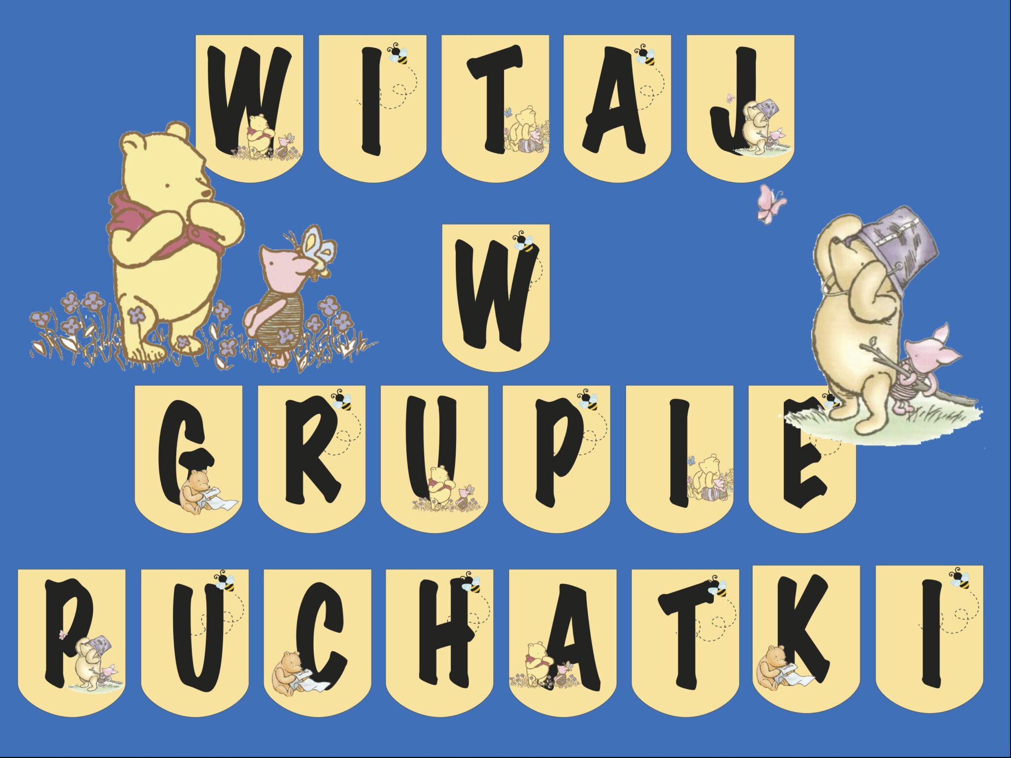 witaj w grupie puchatki