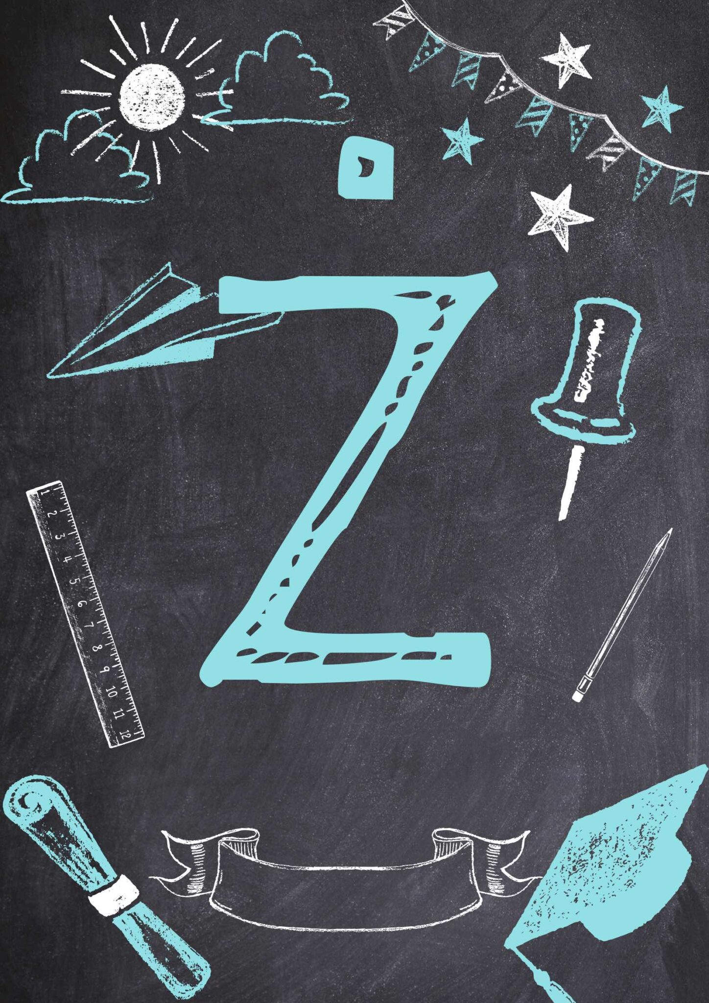 Żegnaj przedszkole Girlanda