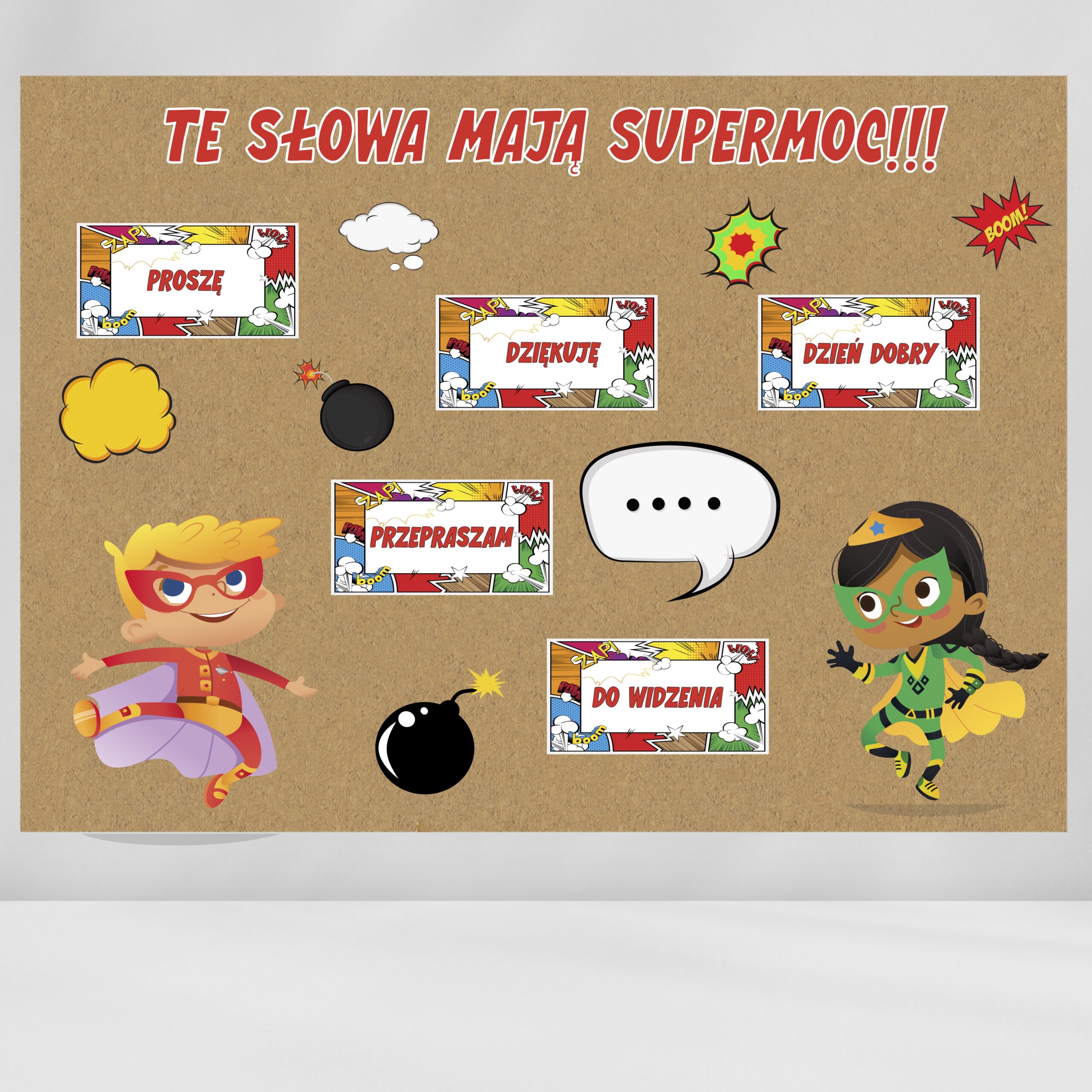 Gazetka Dekoracyjna: Te Słowa Mają Supermoc!