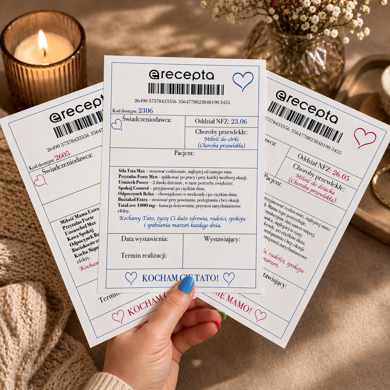 Recepta dla Mamy i Taty – zabawny upominek PDF