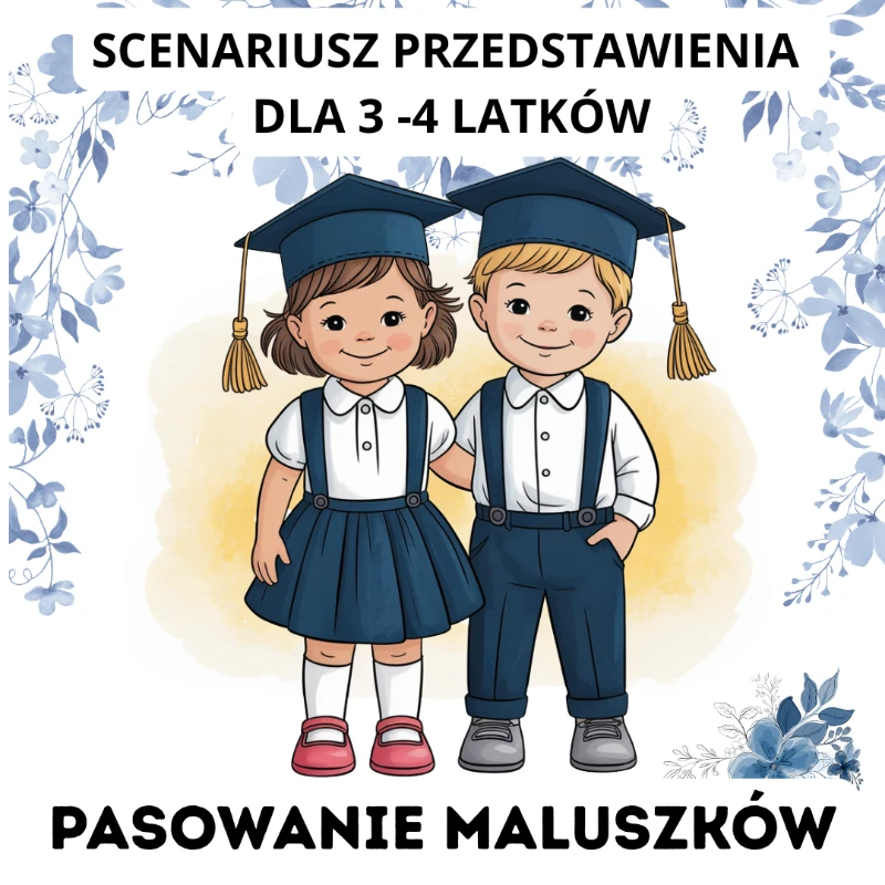 Pasowanie maluszków – scenariusz przedstawienia dla 3–4-latków